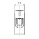 Клема Promfactor FT 1Р Cu:1.5-16мм²/ Al:1.5-16 1,5-16мм² жовто-зелена FT1016G