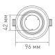 Круглий вологостійкий світильник Maxus SDL 3-step 12Вт 3000/4100К (1-MAX-01-3-SDL-12-C)