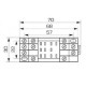 Колодка для промежуточного реле CNC MY 3P 5А (Б00030650)