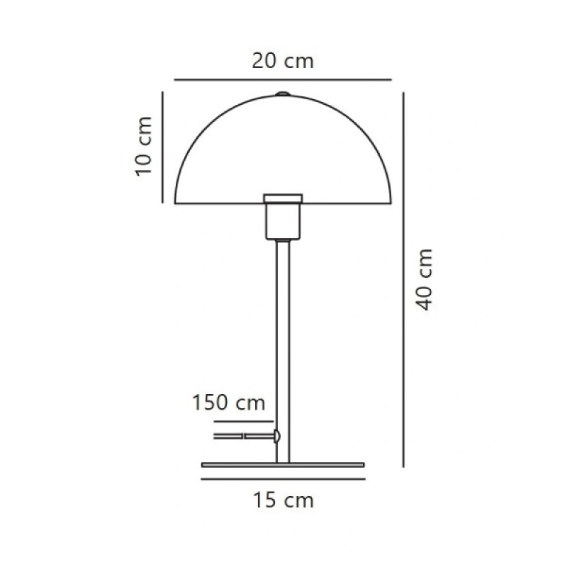 Настольная лампа Nordlux 2213755009 Ellen E14 1x40W IP20 коричневая