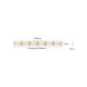 LED лента Smart SPI COLORS 60-5050-12V-IP20 6000K 8.4W 5м (DS560-12V-10mm-W)