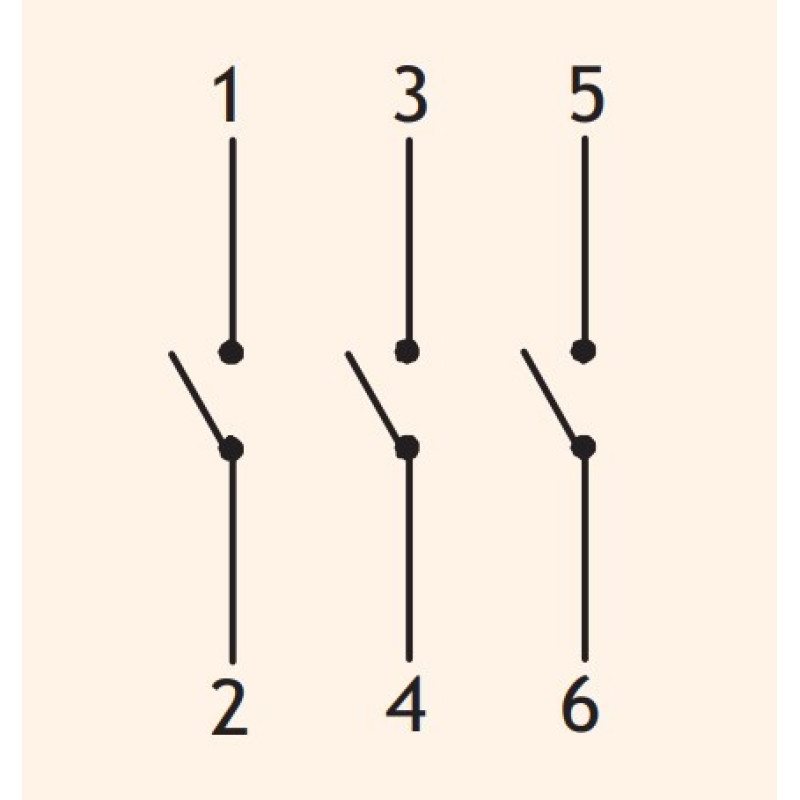 Кулачковий перемикач ETI 004773073 CS 100 10 U LK 3p "0-1" 100A