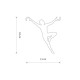 Декоративная ручка для регулировки кабеля Nowodvorski 11795 Acrobat белая