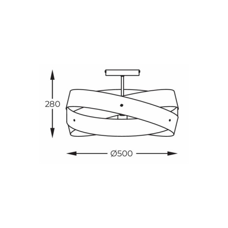 Люстра Zuma Line 5905616070438 Tornado E27 3x40W IP20 белая