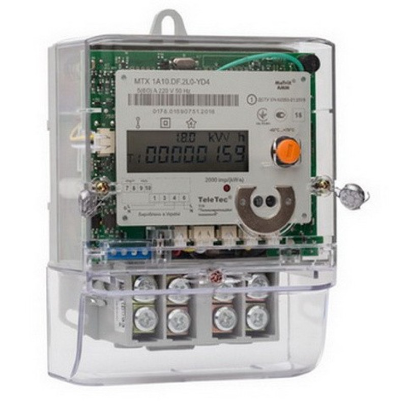 Електролічильник MTX 1A10.DG.2Z5-CD4 Teletec