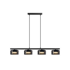 Подвесной светильник, люстра Goldlux 331304 Ofelia GX53 4x10W 4000K 660Lm IP20 черный