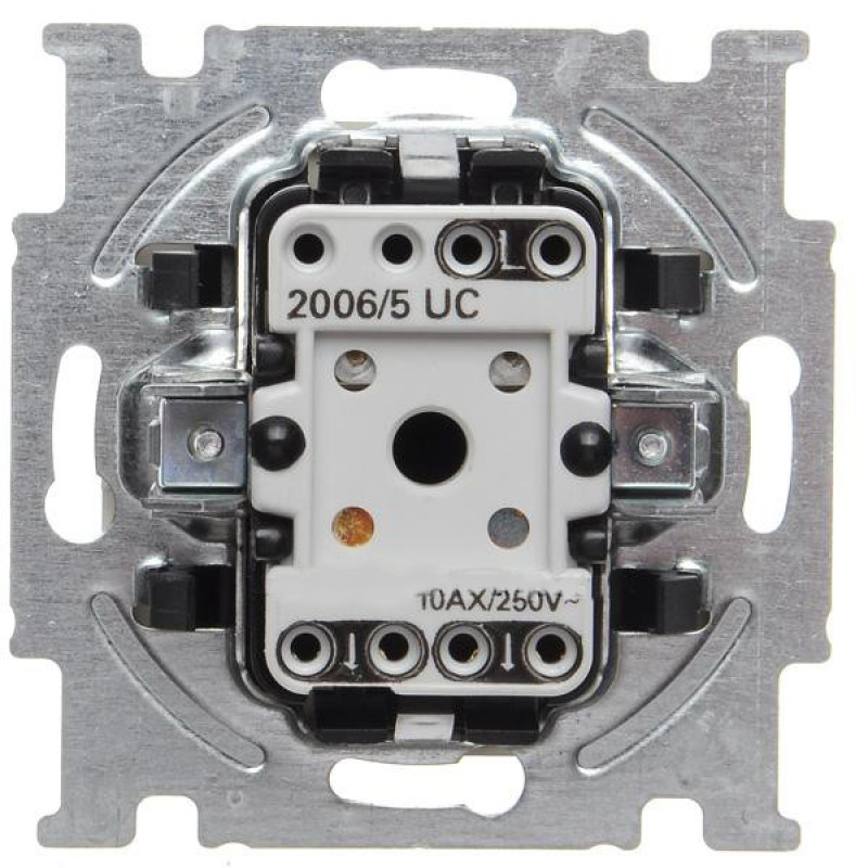 Двухкнопочный выключатель ABB Basic 55 2CKA001012A2167 2006/5 UC-93-507 (шампань)
