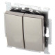 Двухкнопочный выключатель ABB Basic 55 2CKA001012A2167 2006/5 UC-93-507 (шампань)