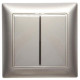 Двухкнопочный выключатель ABB Basic 55 2CKA001012A2167 2006/5 UC-93-507 (шампань)