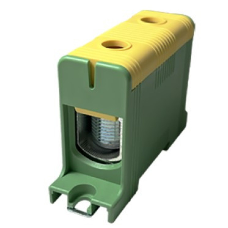 Клемма Promfactor FT 1Р Cu:35-150мм²/ Al:35-150 35-150мм² желто-зеленая FT1150G