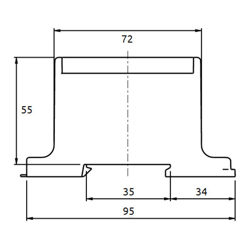 Клемма Promfactor FT 1Р Cu:35-150мм²/ Al:35-150 35-150мм² желто-зеленая FT1150G