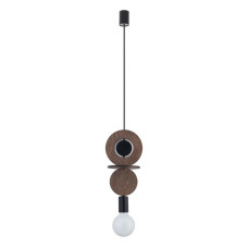 Подвесной светильник, люстра Nowodvorski 11175 Drops Wood C E27 1x25W IP20 коричневый