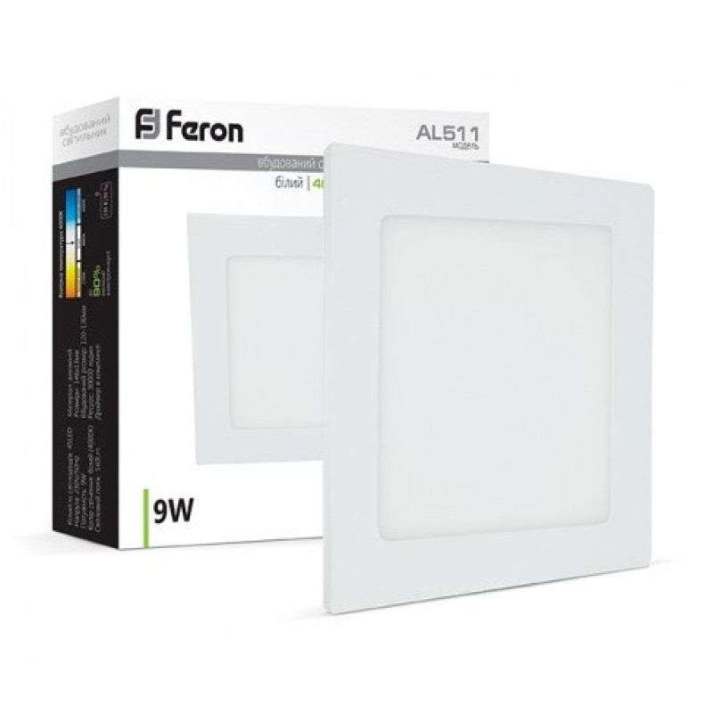 Светильник Feron AL511 9Вт 4000K