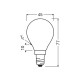 Светодиодная лампочка Osram 4099854547539 E14 1x7W 3000K 1055Lm IP20