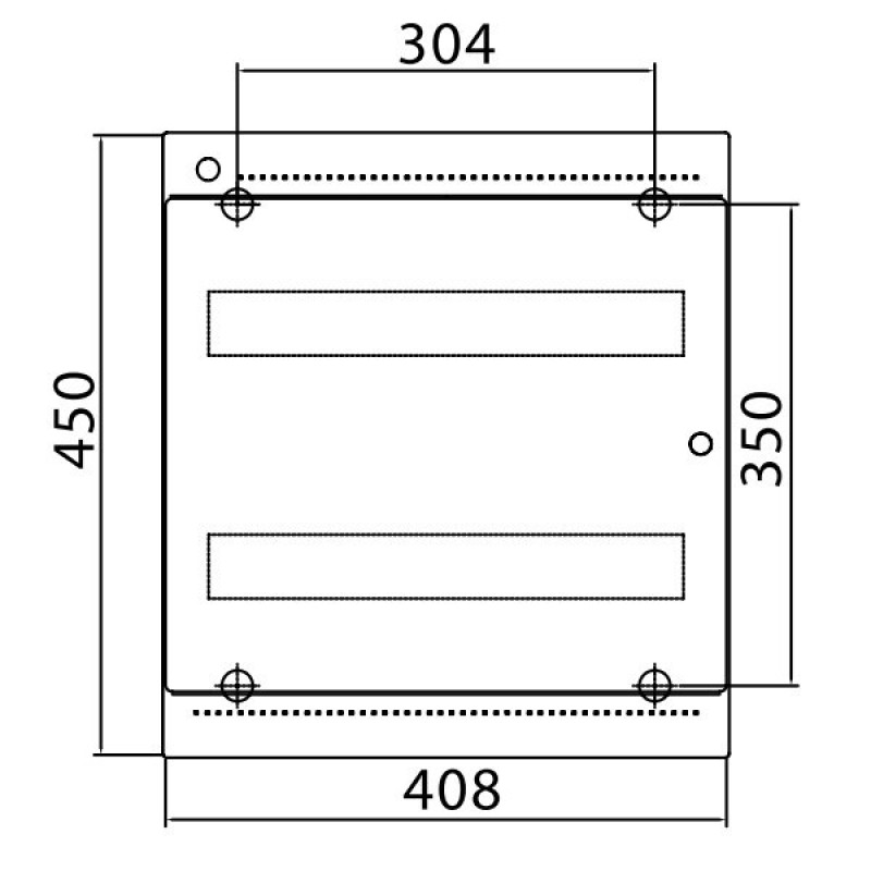 Щит настенный 36 мод. с дверцей RAL9001 Ram Base, DKC