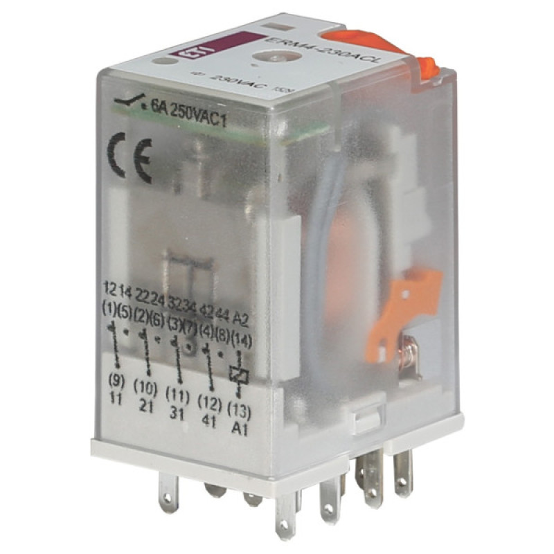 Электромеханическое реле ETI 002473011 ERM4-230ACL 4p