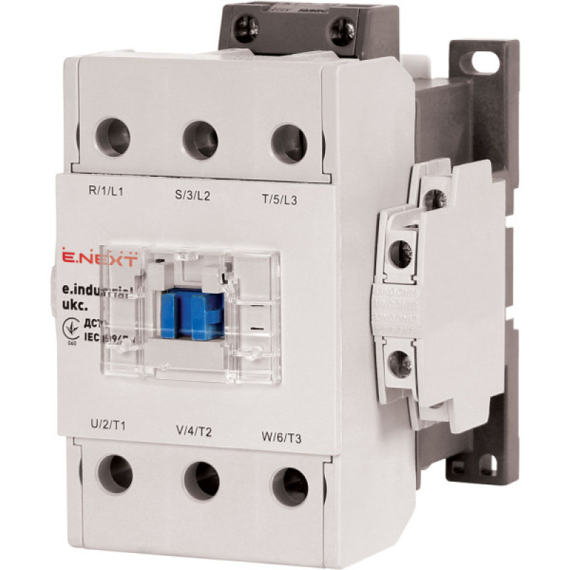 Контактор e.industrial.ukc.40.220, 40А, 220В, no+nc E-Next