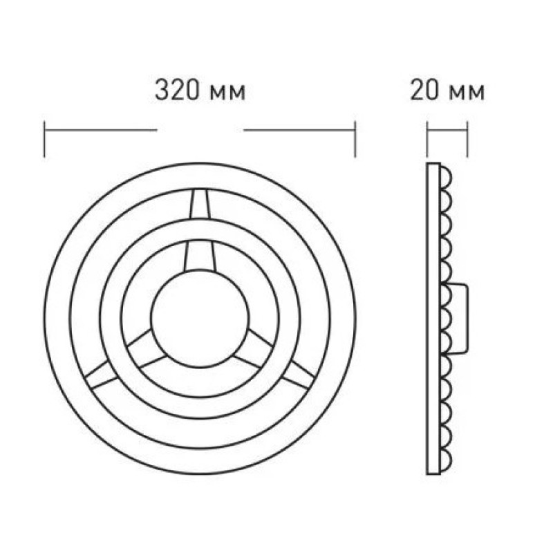Светодиодный модуль Maxus Led Module 48Вт 4100K Circle (1-MLM-4841-C)