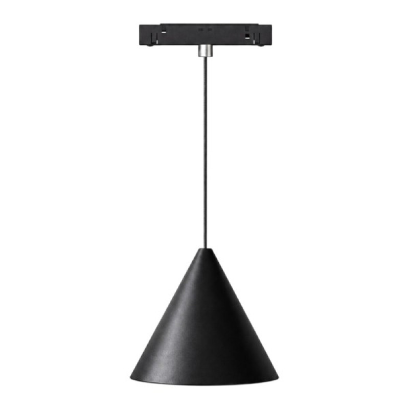 Магнитный трековый светильник Kloodi KDMG-CONE90 6W 4K BK LED 480Lm IP20 черный