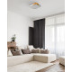 Потолочный светильник Italux PLF-13187-WH-WO Santer LED 1x24W 3000K 2400Lm IP20 белый