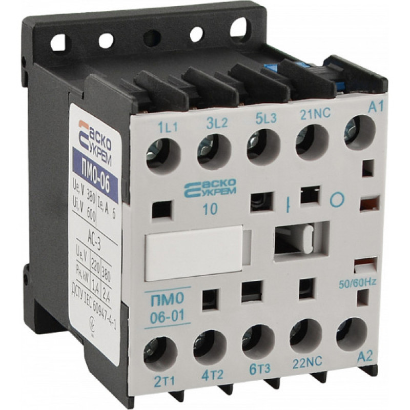 Миниконтактор Аско-Укрем ПМ 0-06-01 C7 36В LC1-K0601 (A0040010136)