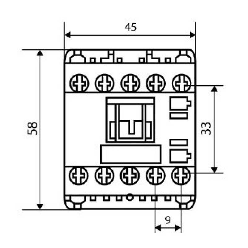 Миниконтактор Аско-Укрем ПМ 0-06-01 C7 36В LC1-K0601 (A0040010136)