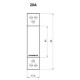 Контактор 20А 2НО 230В AC, Schrack