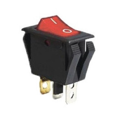 Переключатель TNSy KCD3-2-101NV R/B с подсветкой красный (TNSy5500856)