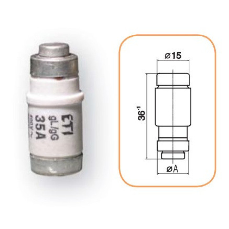 Предохранитель ETI 002212005 D0 2 gL/gG 63A 400V
