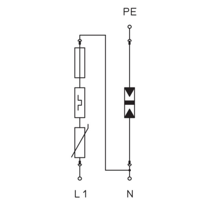 Обмежувач перенапруг OBO Bettermann (5093418) Тип II+III V10-C 1+NPE-280