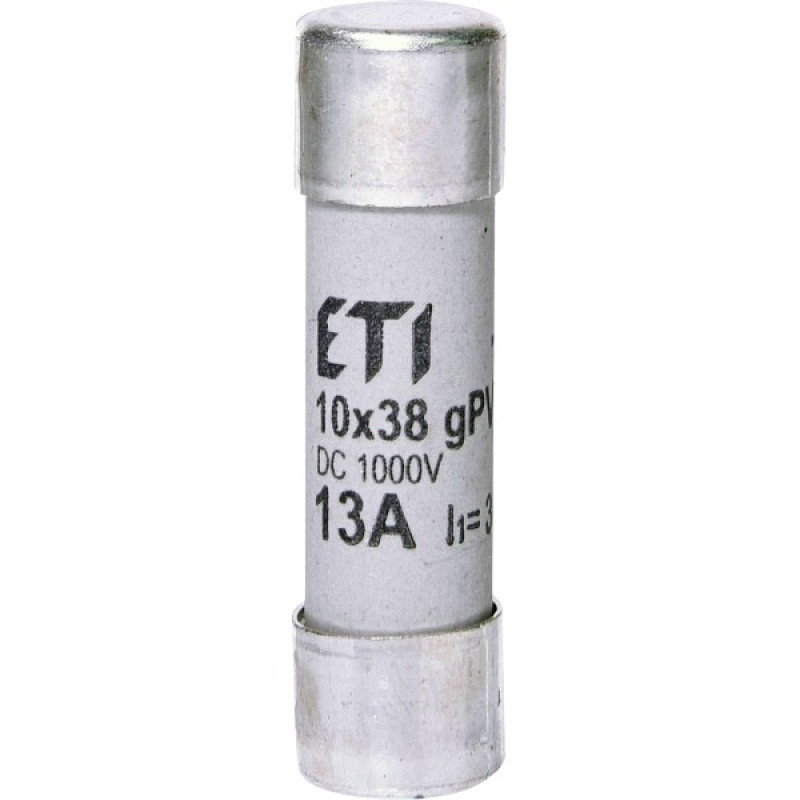 Запобіжник ETI 002625078 CH 10x38 gPV 13A 1000V (30kA)