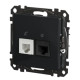 Телефонная/компьютерная розетка Schneider Electric Sedna Design & Elements RJ11+RJ45 кат. 6 UTP черная SDD114468