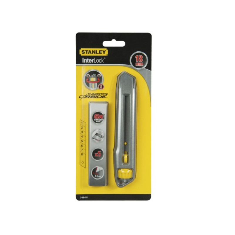 Нож с отламывающимися сегментами Stanley InterLock 9х135мм