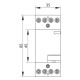 Контактор ETI 002464016 RD 25-04 (230V AC/DC) (AC1)
