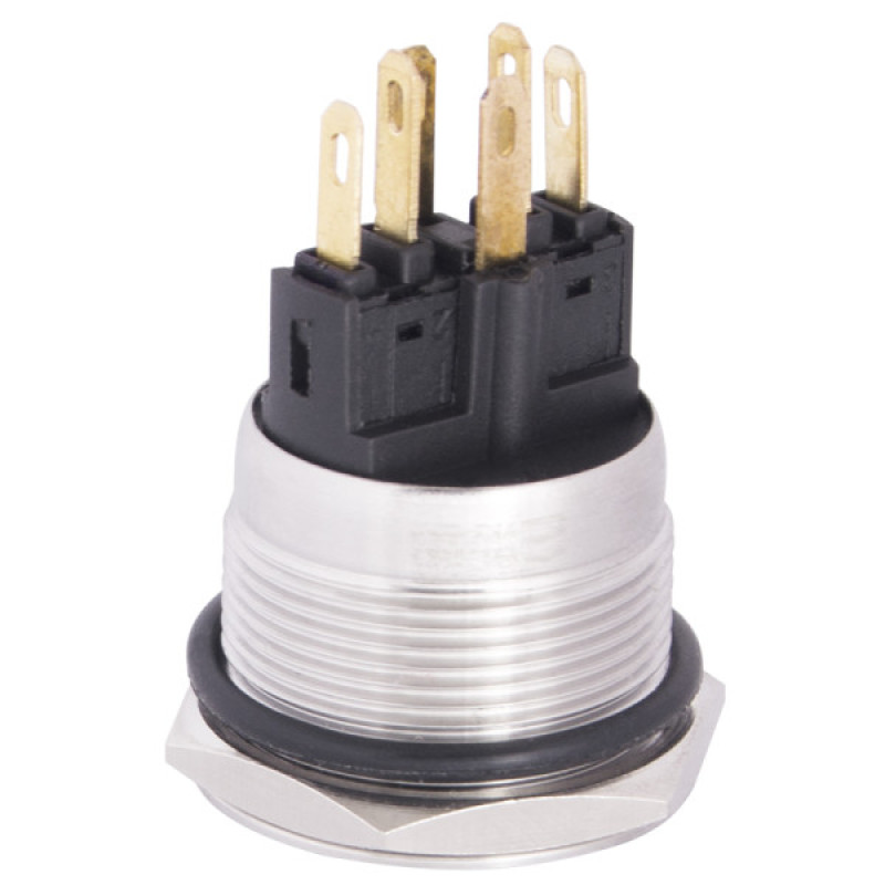 Кнопка Аско-Укрем TYJ 22-271 1NO+1NC 220В с подсветкой желтая (A0140010131)