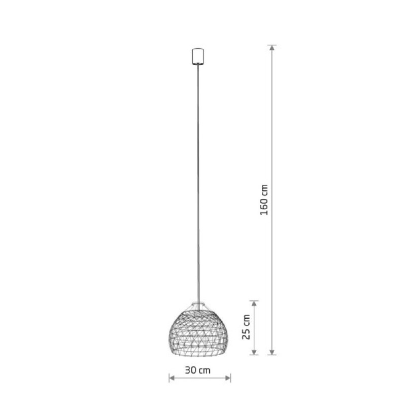 Подвесной светильник, люстра Nowodvorski 11150 Boho S E27 1x25W IP20 бежевый