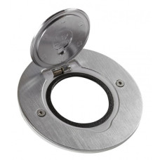 Напольный круглый розеточный люк Legrand 89701 (нержавеющая сталь)