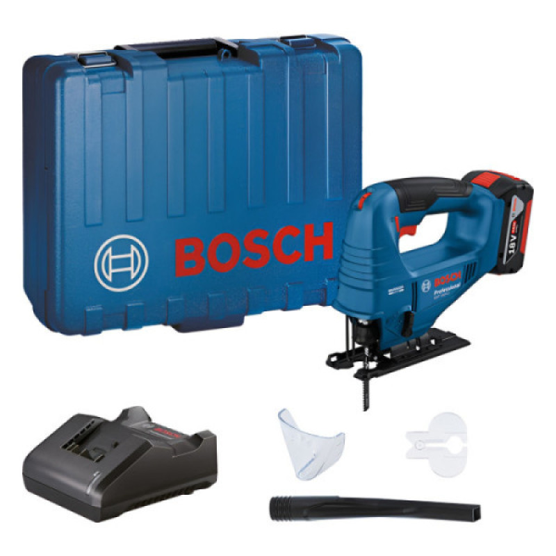 Бесщеточный лобзик Bosch GST 183-LI 18 В 4 Ач (06015B7022)