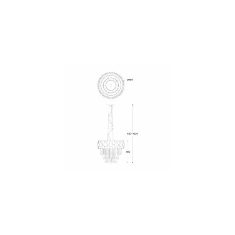 Люстра Zuma Line P0506-06A-F4AC Quasar
