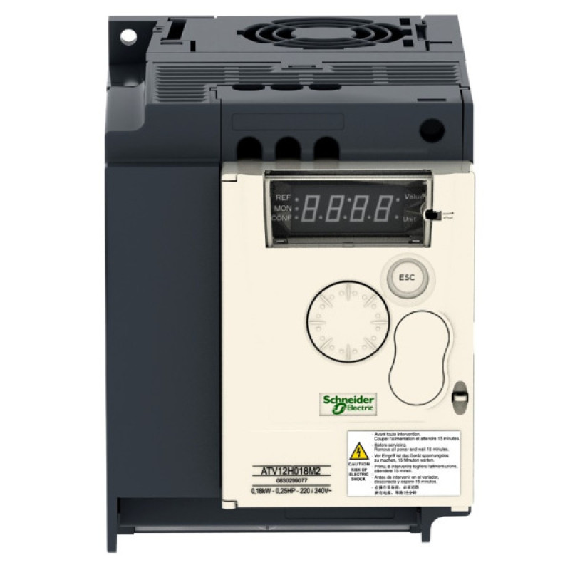 Частотный преобразователь Schneider electric ATV12 240В 1ф 1,5кВт