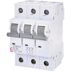 Автоматический выключатель ETI 002115519 ETIMAT 6 3p B 32А (6 kA)