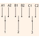 Кулачковый переключатель ETI 004773124 CS 63 53 U (3p «1-0-2» 63A)