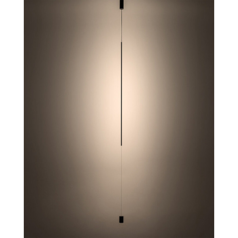 Подвесной светильник, люстра Nowodvorski 10362 Vertic LED 1x19W 3000K 650Lm IP20 черный