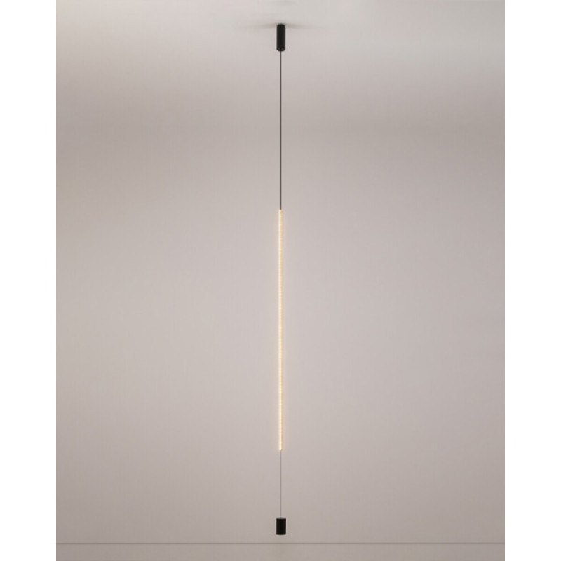 Подвесной светильник, люстра Nowodvorski 10362 Vertic LED 1x19W 3000K 650Lm IP20 черный