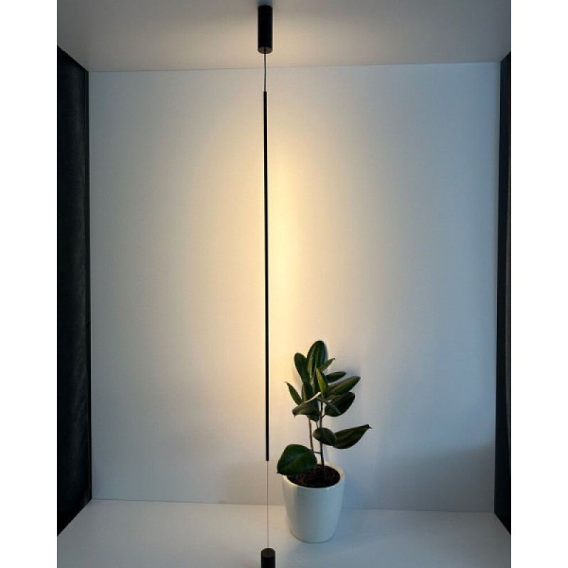 Подвесной светильник, люстра Nowodvorski 10362 Vertic LED 1x19W 3000K 650Lm IP20 черный