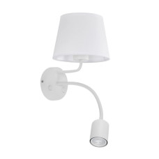 Бра, настенный светильник TK Lighting 2535 Maja E27+GU10 1+1x15W+8W IP20 белый