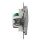 Двойная компьютерная розетка Schneider Electric Sedna Design & Elements RJ45 кат. 5е UTP алюминий SDD113452