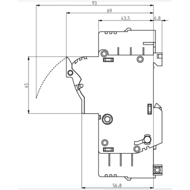 Разъединитель предохранитель ETI 002570001 EFD 22 1p