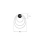 Бра, настінний світильник MJ-Light 10023 Rope Wall LED 36W 4000k