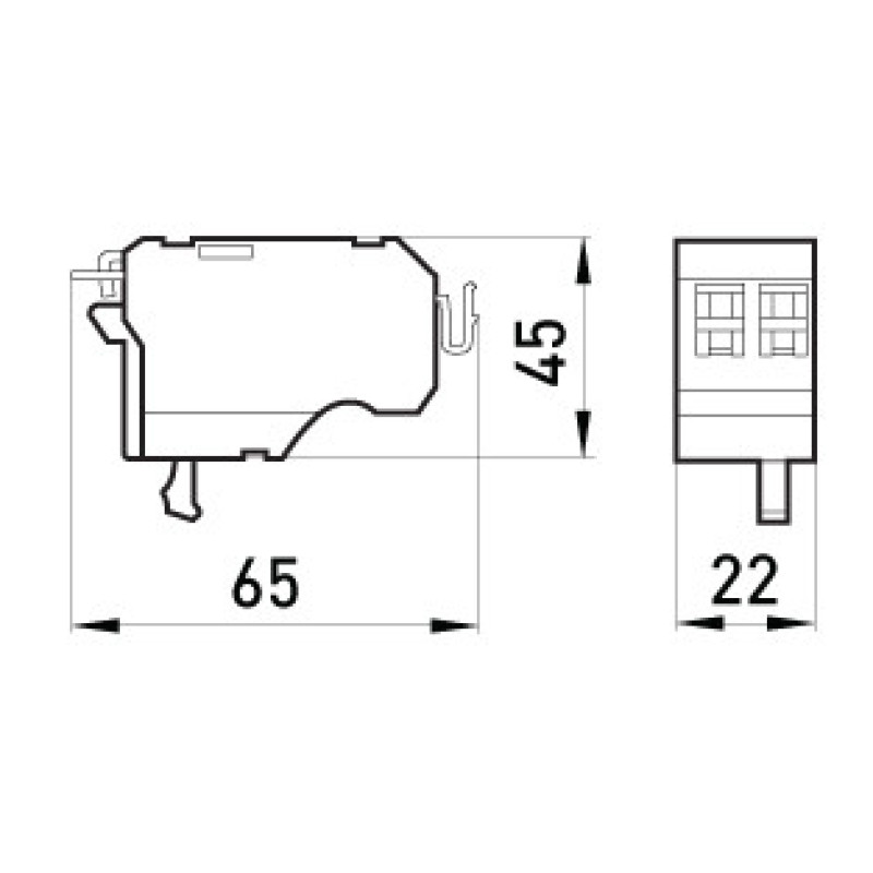 Незалежний розчіплювач E.Next e.industrial.ukm.400-800.FL.220 220В (i0070003)